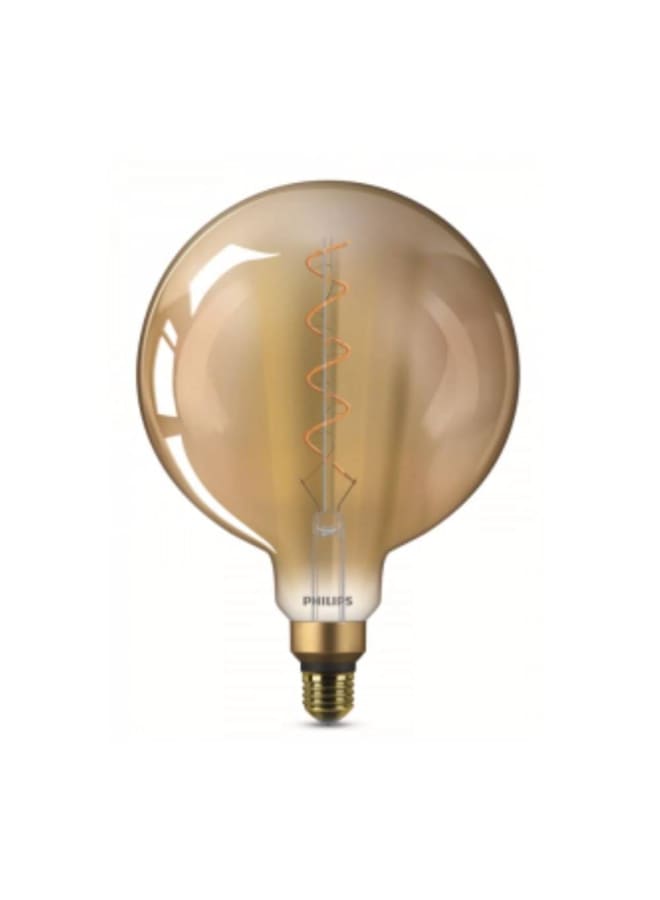 Philips Philips Filament LED Bulb 4.5W Equivalent 28W, Warm giant E27 G200 GOLD ND  - Image 1