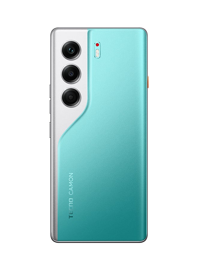 تكنو Camon 40 Pro Dual SIM Emerald Lake Green 8GB RAM 256GB 5G - Middle East Version - Image 3