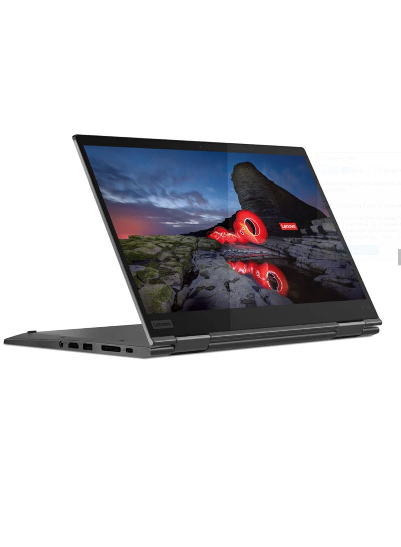 لينوفو RENEWED - LAPTOP LENOVO ThinkPad X1 Yoga - CPU Intel® Core™ i5-8350U Processor - Ram 8 GB DDR4 - Hard 256 GB SSD M.2 NVMe - VGA Intel® UHD Graphics 620 - 14'' INCH FHD X360 TOUCH SCREEN - English/Arabic Black English/Arabic black  - Image 2