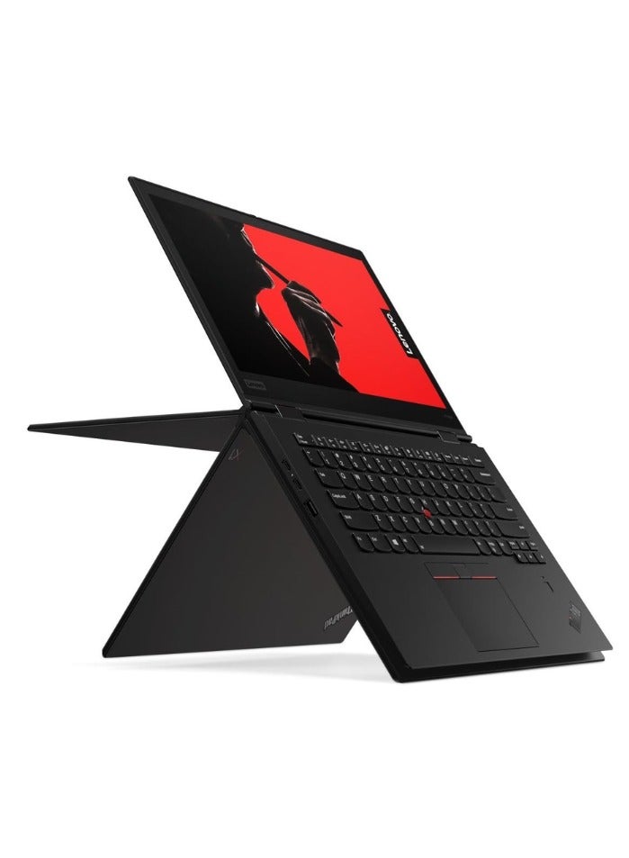 لينوفو RENEWED - LAPTOP LENOVO ThinkPad X1 Yoga - CPU Intel® Core™ i5-8350U Processor - Ram 8 GB DDR4 - Hard 256 GB SSD M.2 NVMe - VGA Intel® UHD Graphics 620 - 14'' INCH FHD X360 TOUCH SCREEN - English/Arabic Black English/Arabic black  - Image 3