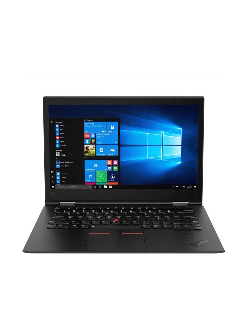 لينوفو RENEWED - LAPTOP LENOVO ThinkPad X1 Yoga - CPU Intel® Core™ i5-8350U Processor - Ram 8 GB DDR4 - Hard 256 GB SSD M.2 NVMe - VGA Intel® UHD Graphics 620 - 14'' INCH FHD X360 TOUCH SCREEN - English/Arabic Black English/Arabic black  - Image 4