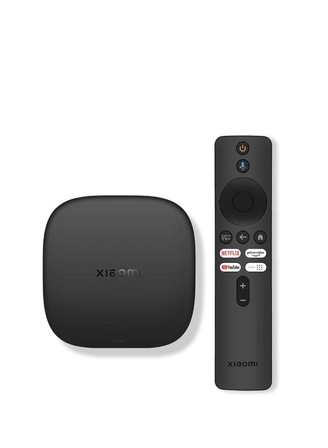 Xiaomi TV Box S 3rd Gen - 4K UHD, Google TV, 32GB Memory, Dolby Vision & Atmos, WiFi 6, HDMI 2.1, Fast Streaming, Compact and Powerful black - Image 1