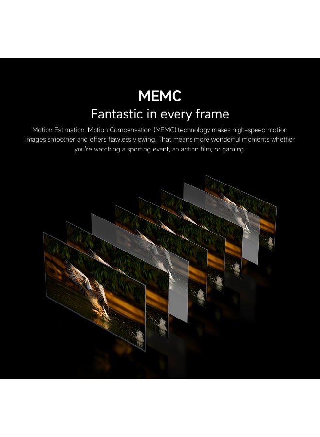 Xiaomi TV A 55 2026 Google TV™ 4K UHD image quality, Dolby Audio & DTS:X, Metallic design Epitome of quality, Game Boost mode 120Hz L55MB-AME Black - Image 5