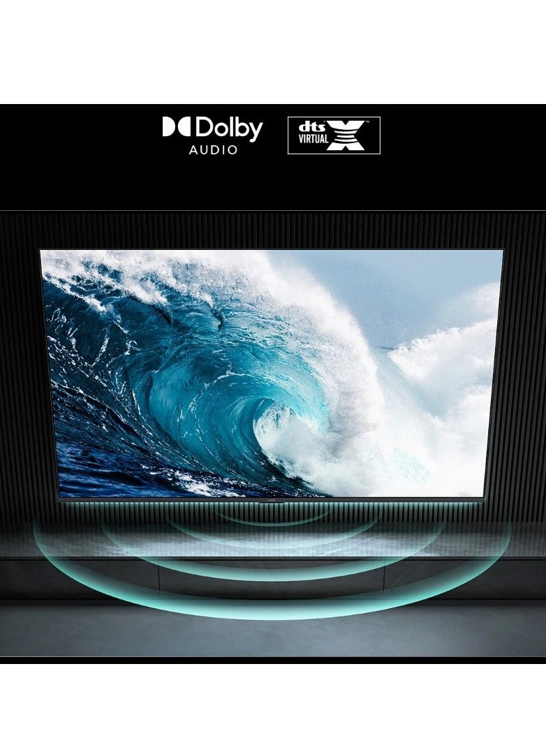 Xiaomi TV A 65 2026 Google TV™ 4K UHD image quality, Dolby Audio & DTS:X, Metallic design Epitome of quality, Game Boost mode 120Hz L65MB-AME black