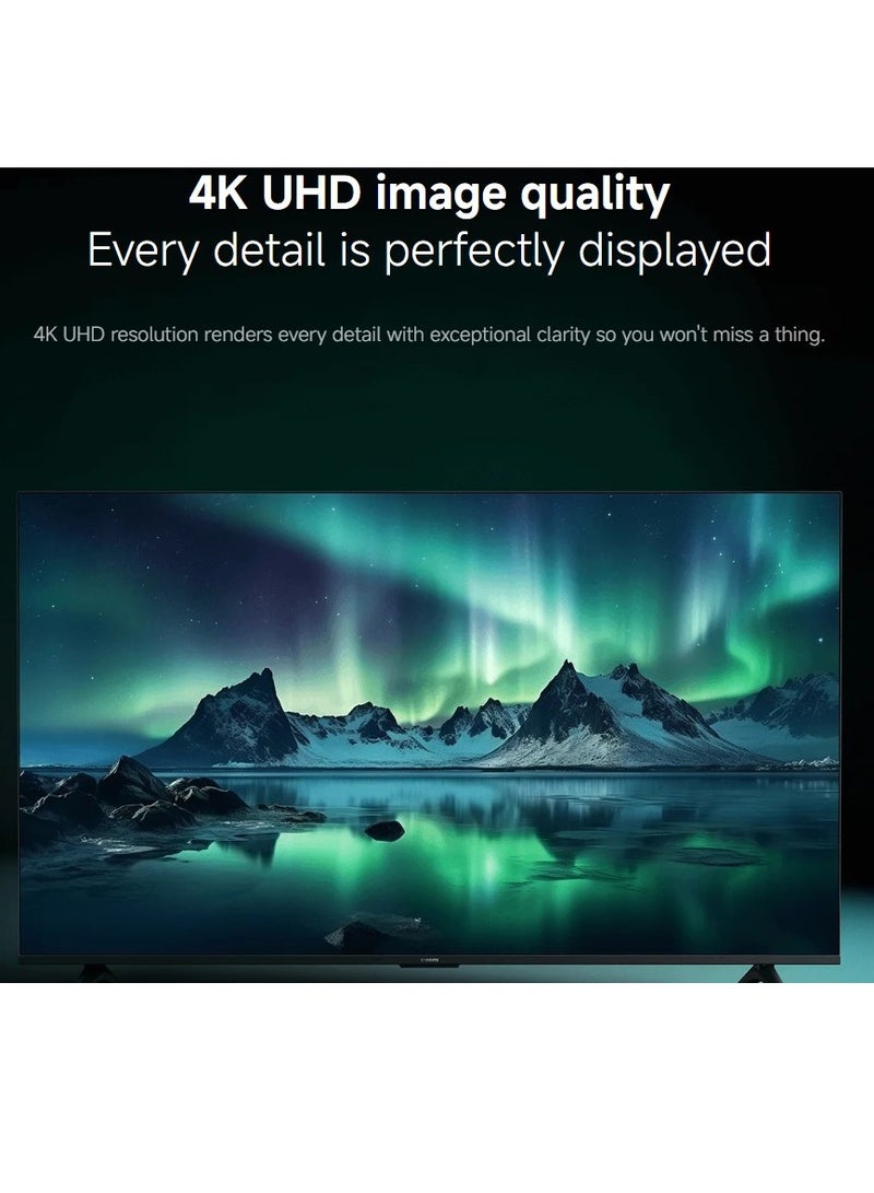 Xiaomi TV A 65 2026 Google TV™ 4K UHD image quality, Dolby Audio & DTS:X, Metallic design Epitome of quality, Game Boost mode 120Hz L65MB-AME black