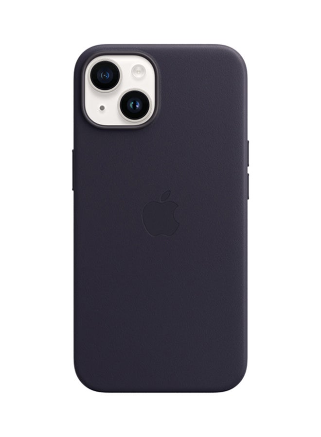 Apple Renewed - iPhone 14 Leather Case With MagSafe - Ink  - Image 2