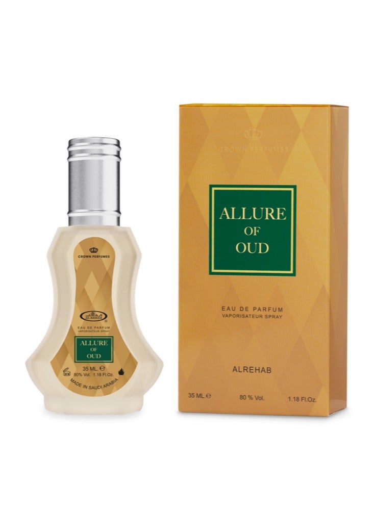 الرحاب Allure Of Oud Perfume 35ml - Image 1