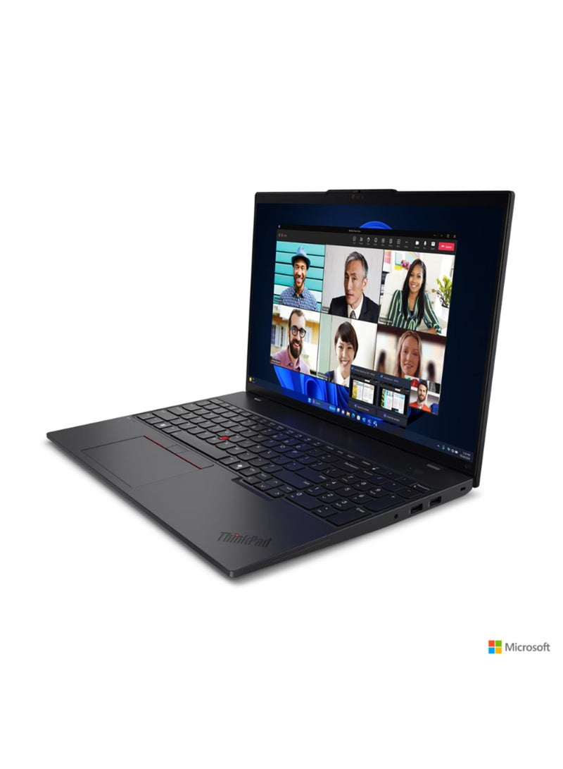 ThinkPad L16 Laptop With 16-Inch WUXGA(1920x1200) Display, Core Ultra 7-155U Processor/16GB RAM DDR5/1TB SSD/Integrated Graphics/Windows 11 Pro/ English/Arabic Black