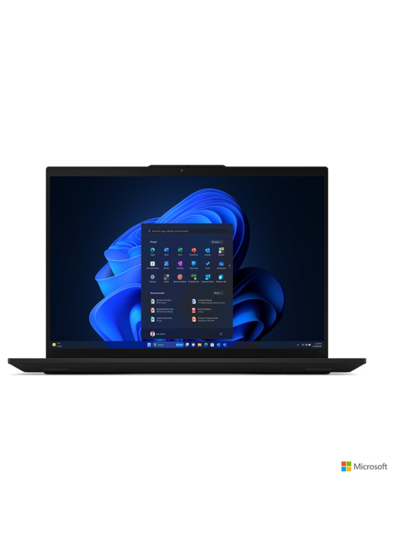 ThinkPad L16 Laptop With 16-Inch WUXGA(1920x1200) Display, Core Ultra 7-155U Processor/16GB RAM DDR5/1TB SSD/Integrated Graphics/Windows 11 Pro/ English/Arabic Black