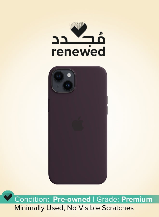 Apple Renewed - iPhone 14 Plus Silicone Case With MagSafe - Elderberry  - Image 1