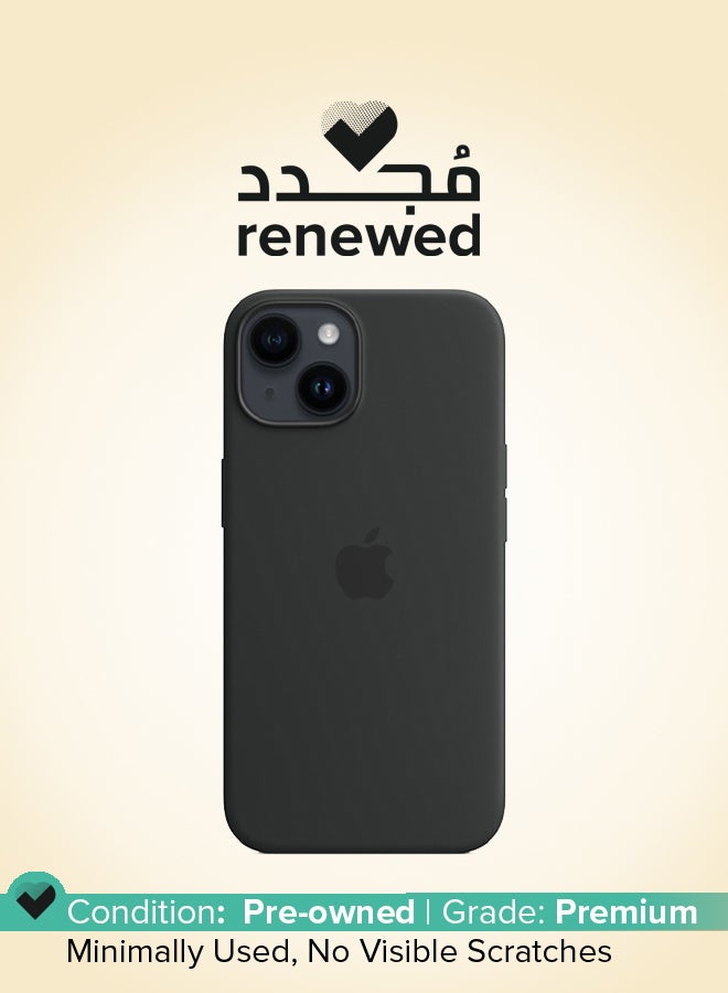 Apple Renewed - iPhone 14 Silicone Case With MagSafe - Midnight  - Image 1