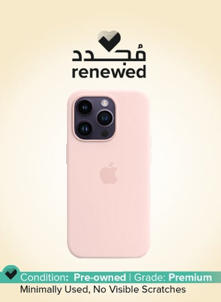 Renewed - iPhone 14 Pro Silicone Case With MagSafe - Chalk Pink - pnsku/N70184927V/45/_/1749808428/30a16511-54b6-4c91-b4ab-9e3c6a253cc1