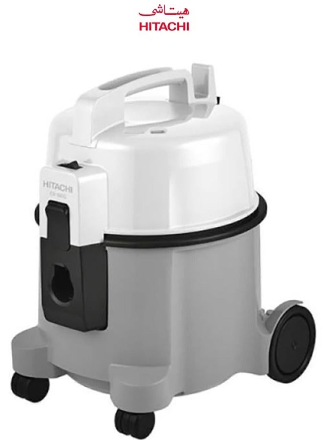 هيتاشي Pot Series Vacuum Cleaner, 7.5L Dust Capacity, Rug-Floor Nozzle, Suction Control, Cloth Filter 7.5 L 1600 W CV-100PPGGSA Platinum Gray  - Image 1
