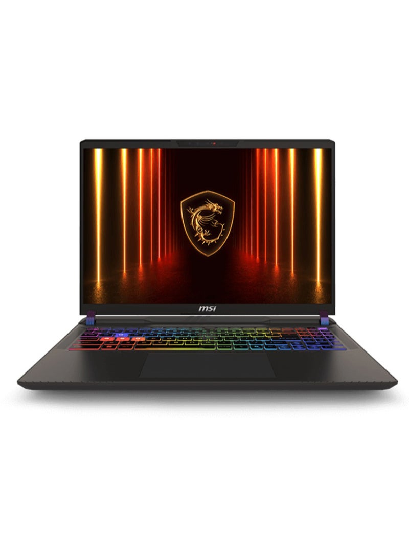 MSI Vector 16 HX AI A2XWHG Laptop With 16-Inch QHD+ Display, Intel Ultra 9 275Hx Processor/32GB RAM/1TB SSD/12GB Nvidia Geforce RTX 5070Ti Graphics Card/Windows 11 Home English/Arabic COSMOS GRAY  - Image 1