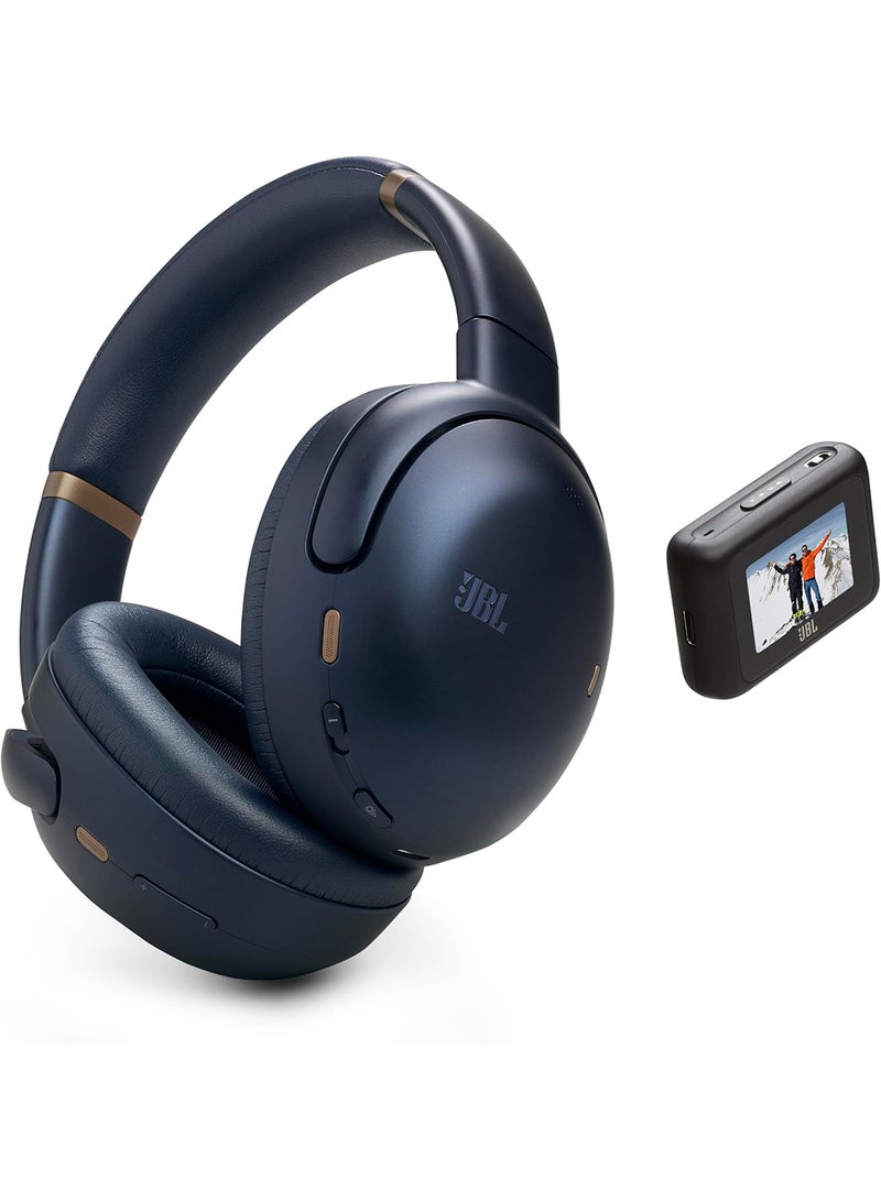 JBL Tour One M3 Smart Tx - Wireless Over-Ear Noise Cancelling Headphones with Smart Transmitter, Hi-Res Audio (3.5mm or USB-C), Spatial 360 Sound with Head Tracking & 70Hrs of Playback Blue  - Image 1