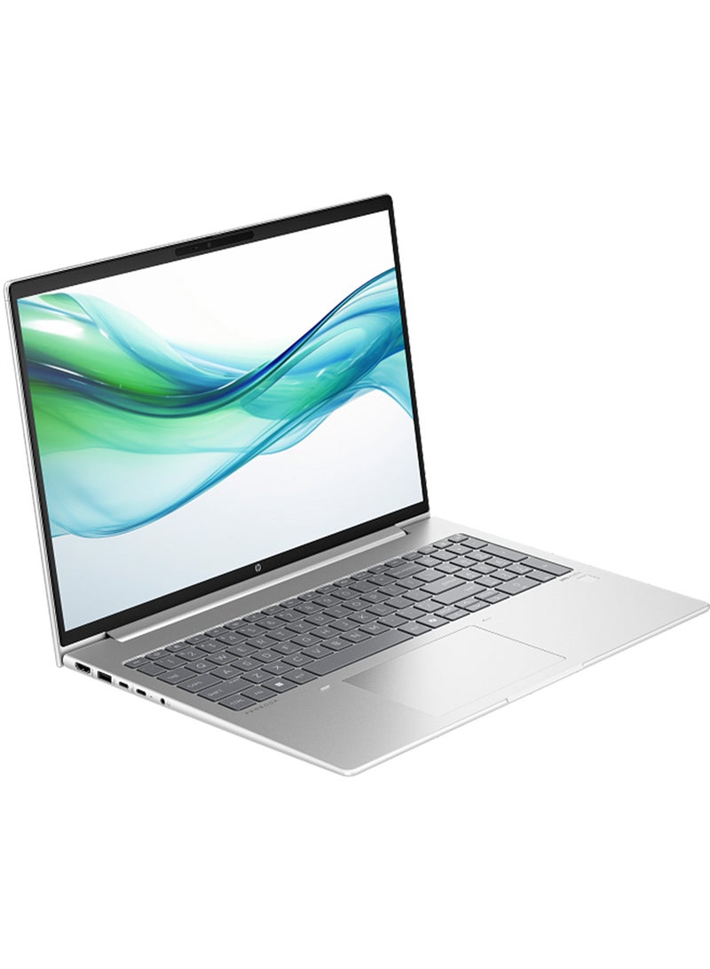 ProBook 460 G11 Laptop With 16-Inch WUXGA(1920X1200) Display, Core Ultra 7-155H Processor/16GB RAM DDR5/512GB SSD/4GB Nvidia GeForce RTX 2050 Graphics Card/DOS(Without Windows)/ English/Arabic Silver