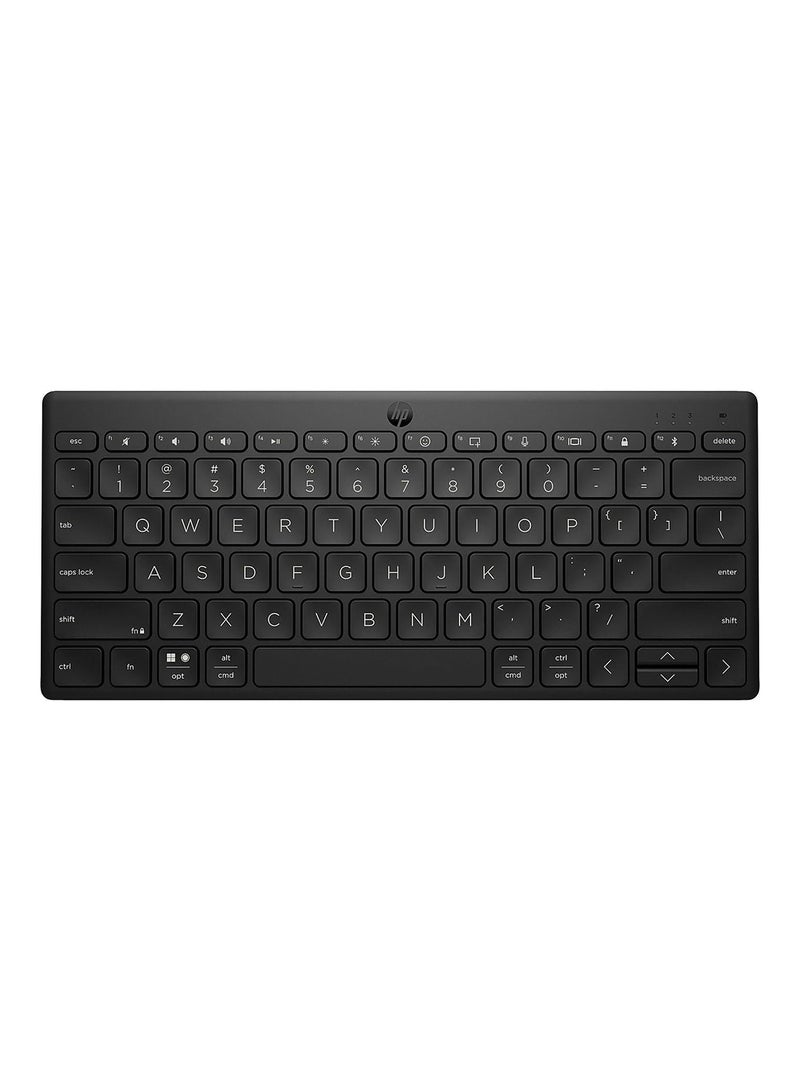 HP 350 Compact Multi-Device Bluetooth Keyboard Black  - Image 1