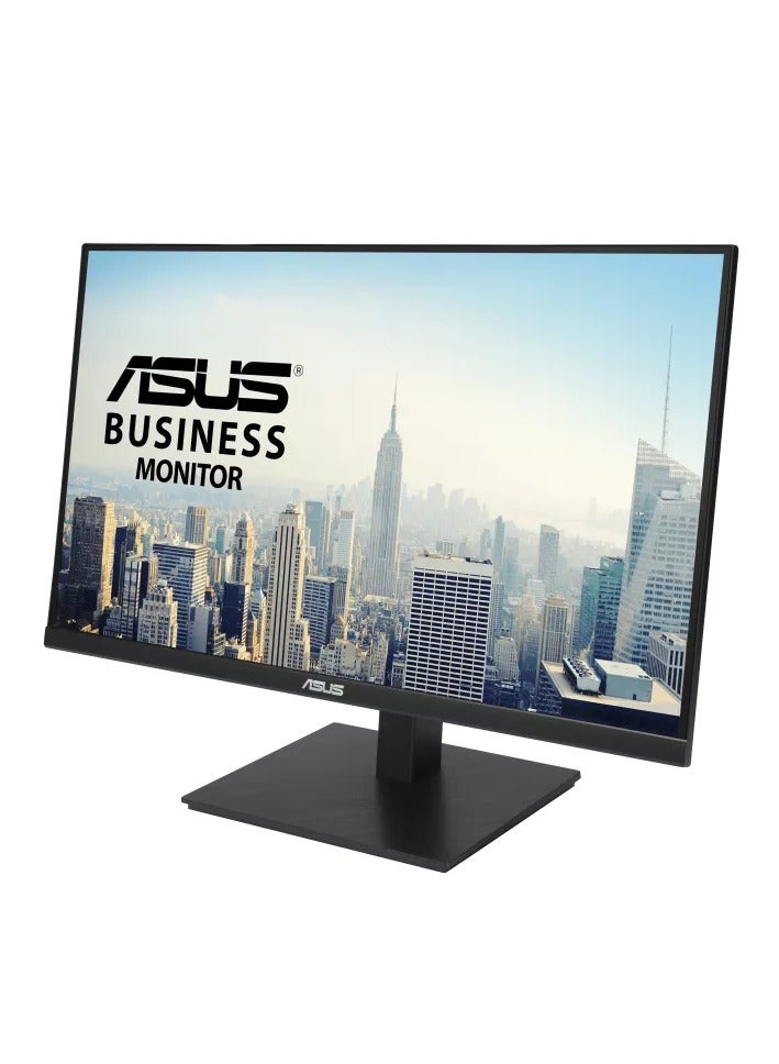 ASUS 27" Inch Business Monitor 4K UHD (3840x2160) IPS, HDR-10, DisplayPort, Dual HDMI, Stereo Speakers, Flicker Free, Blue Light Filter, Ergonomic Design, Wall Mountable, Green Sustainability - VA27UQSB | Black - Image 3