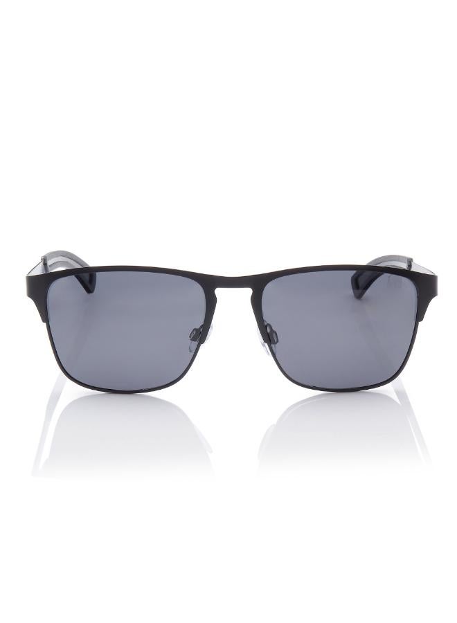 Lee Cooper Men's Polarized Sunglasses Grey Frame Matte Black Mirror Lens 56mm  - LC1222C01  - Image 1