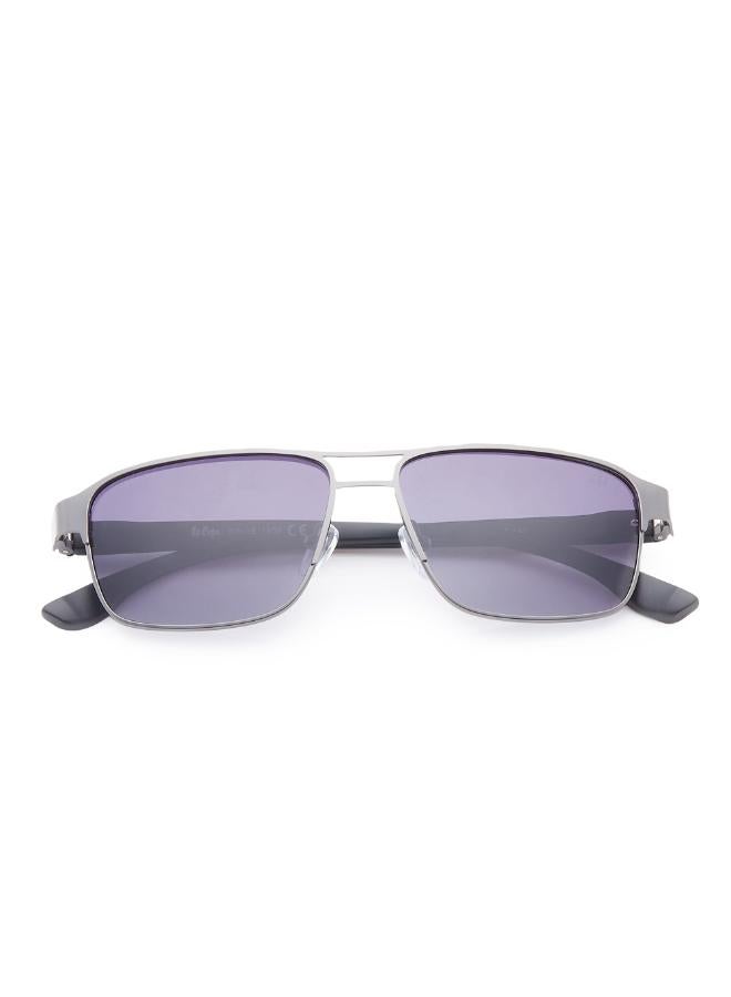 لي كوبر Men's Polarized Sunglasses G15 Frame Matte Gun Mirror Lens 55mm  - LC1214C02  - Image 5