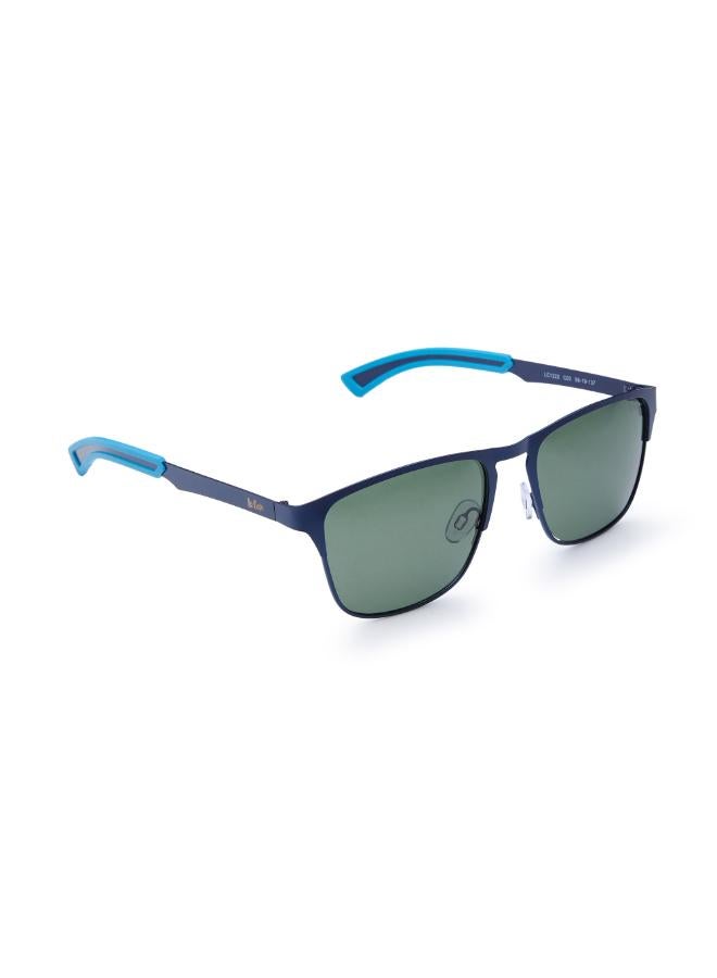 لي كوبر Men's Polarized Sunglasses G15 Frame Dark Blue Mirror Lens 56mm  - LC1222C03  - Image 4