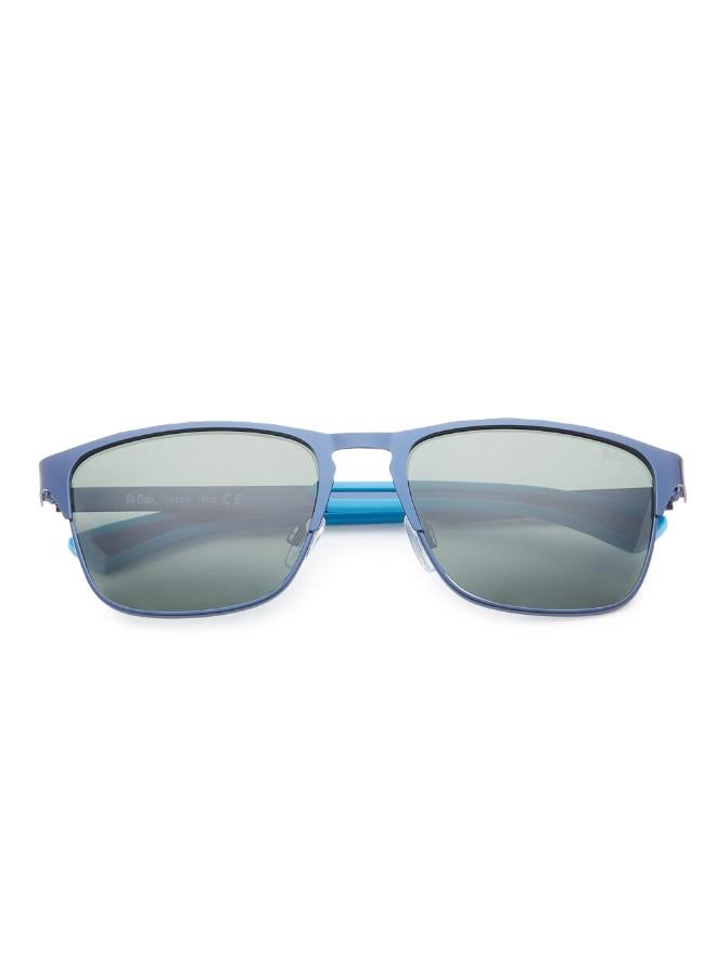 لي كوبر Men's Polarized Sunglasses G15 Frame Dark Blue Mirror Lens 56mm  - LC1222C03  - Image 5