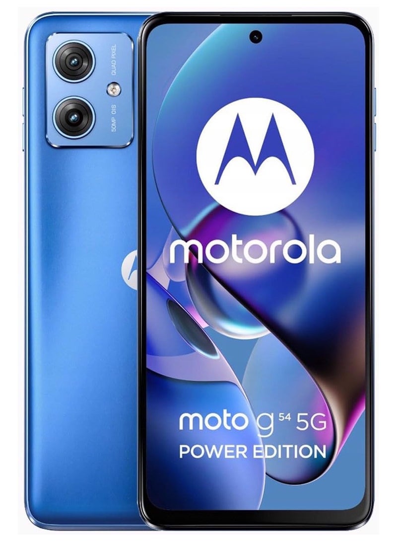 Motorola Moto g54 5G Power Edition Dual SIM 8GB RAM 256GB ROM Pearl Blue - International Version  - Image 1