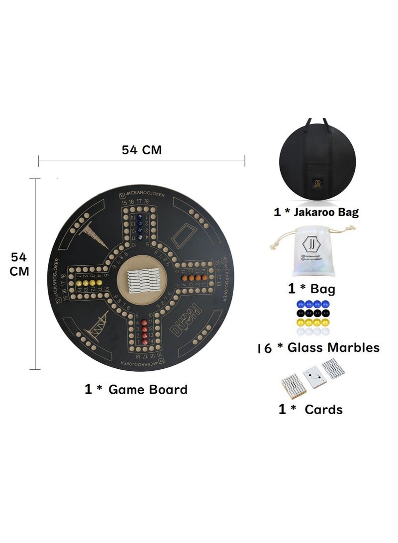 جاكارو جوكر Black For 4 Players With Bag And Cards Jakroo Board Game Dubai Style  - Image 2
