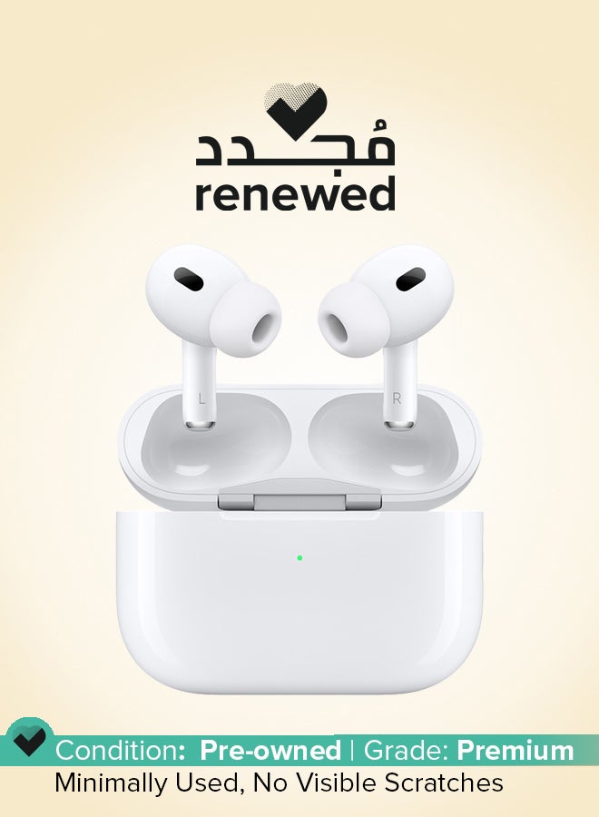 Apple Renewed - AirPods Pro 2 Wireless Earbuds, Bluetooth Headphones white - Image 1
