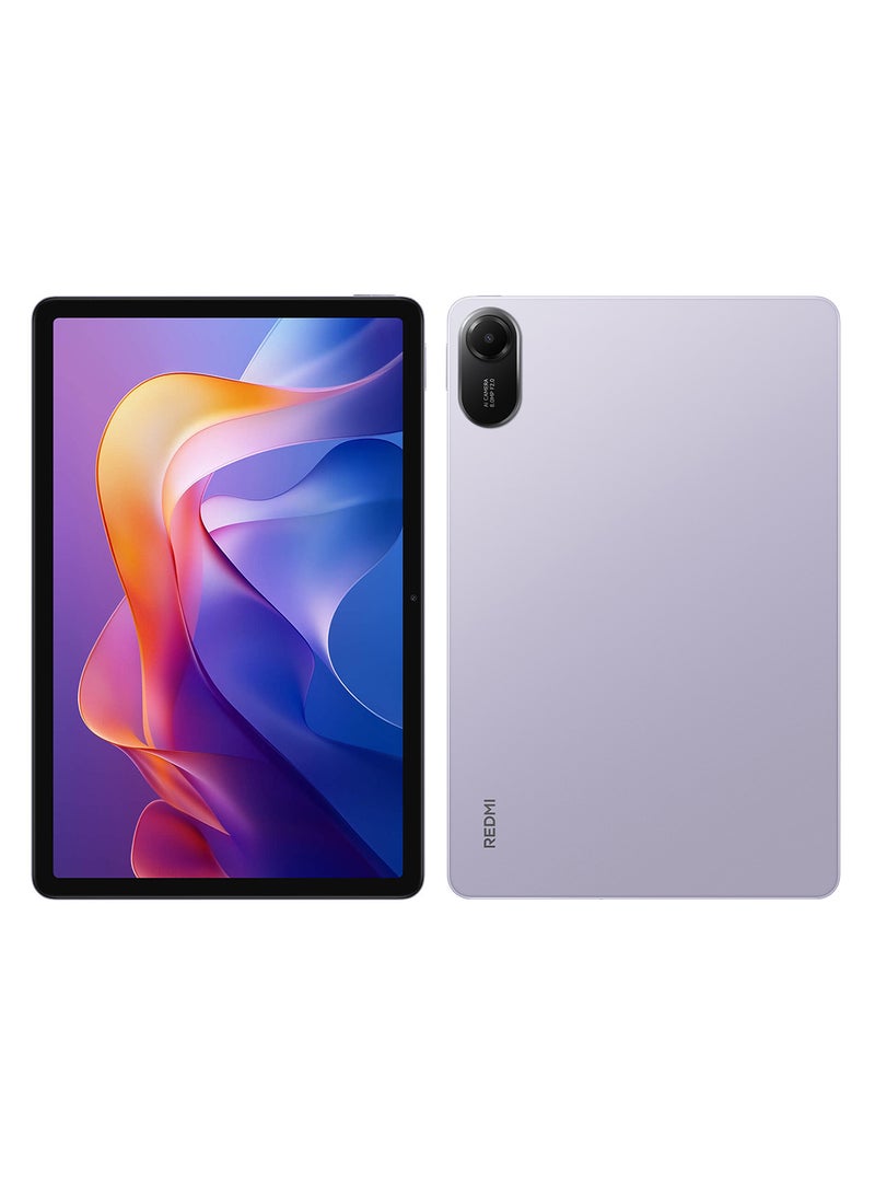 شاومي ريدمي باد 2 مقاس 11 بوصة باللون الأرجواني وذاكرة رام سعة 4 جيجابايت وسعة 128 جيجابايت ويدعم تقنية وواي فاي مع غطاء حماية مجاني داخل العلبة - الإصدار العالمي - Image 1