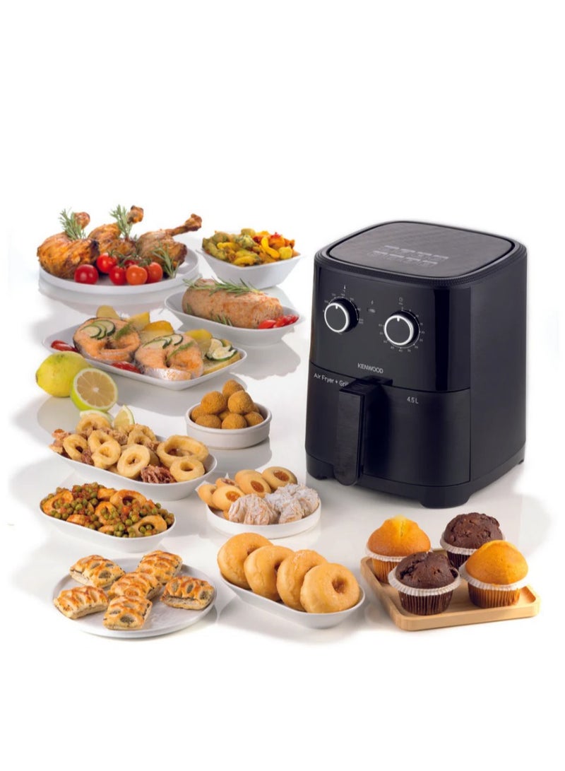 KENWOOD Air fryer 4.5 L 1400 W HFP45.000BK Black  - Image 3