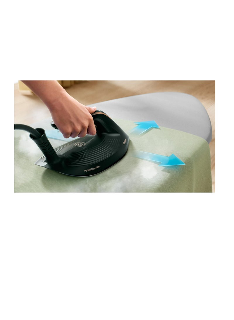 PerfectCare Steam Generator 7000 Series, 170g Steam Boost, SteamGlide Elite Soleplate 1.5 L 2650 W PSG7300/26/80 Blue