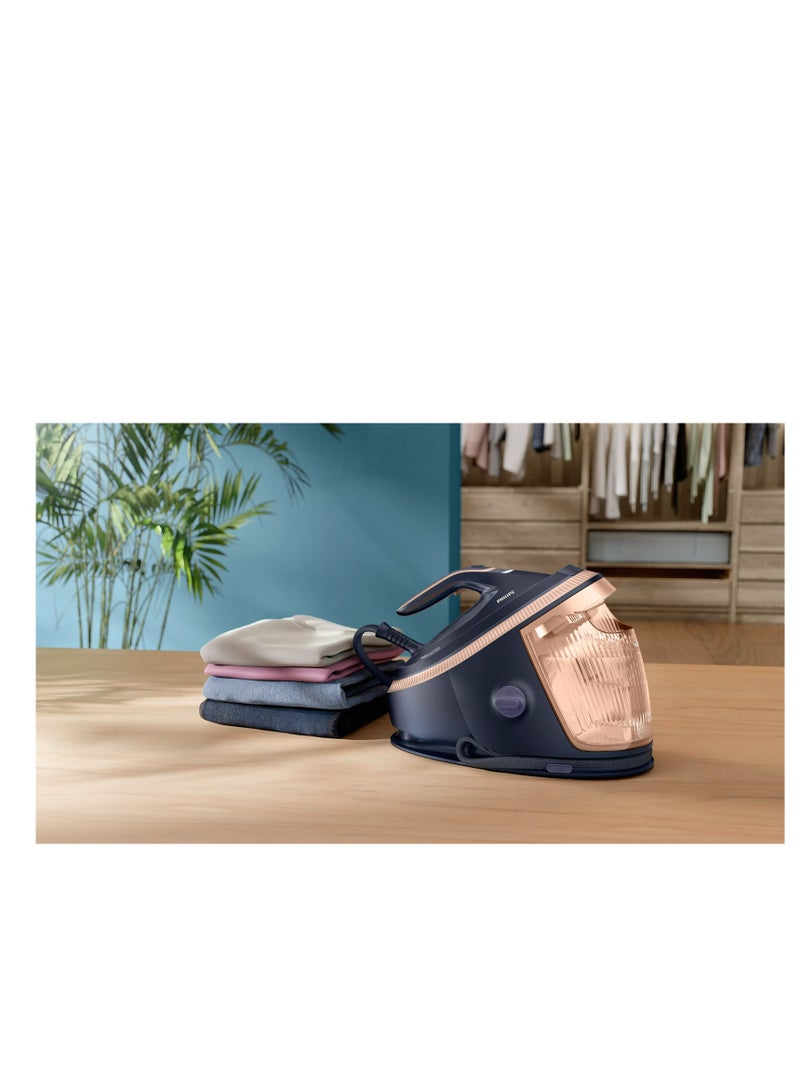 PerfectCare Steam Generator 7000 Series, 170g Steam Boost, SteamGlide Elite Soleplate 1.5 L 2650 W PSG7300/26/80 Blue