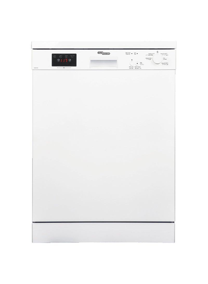 سوبر جنرال غسالة صحون مع 6 برامج وسعة 12 مكان مع 2 رف، رقم الموديل KSGDW1604، ضمان 2 سنوات، صنع في تركيا