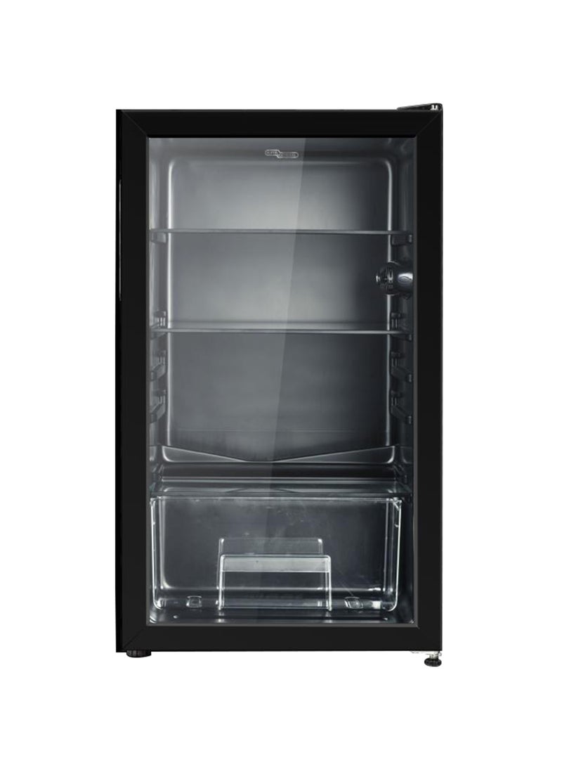SUPER GENERAL 93 Liters Net Compact Single-Door Chiller, Upright Beverage-Showcase, Energy-saving, Low-Noise, Black, KSGSC105, 2 Year Warranty KSGSC105 Black - Image 1