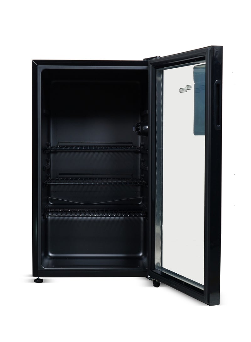 SUPER GENERAL 93 Liters Net Compact Single-Door Chiller, Upright Beverage-Showcase, Energy-saving, Low-Noise, Black, KSGSC105, 2 Year Warranty KSGSC105 Black - Image 3