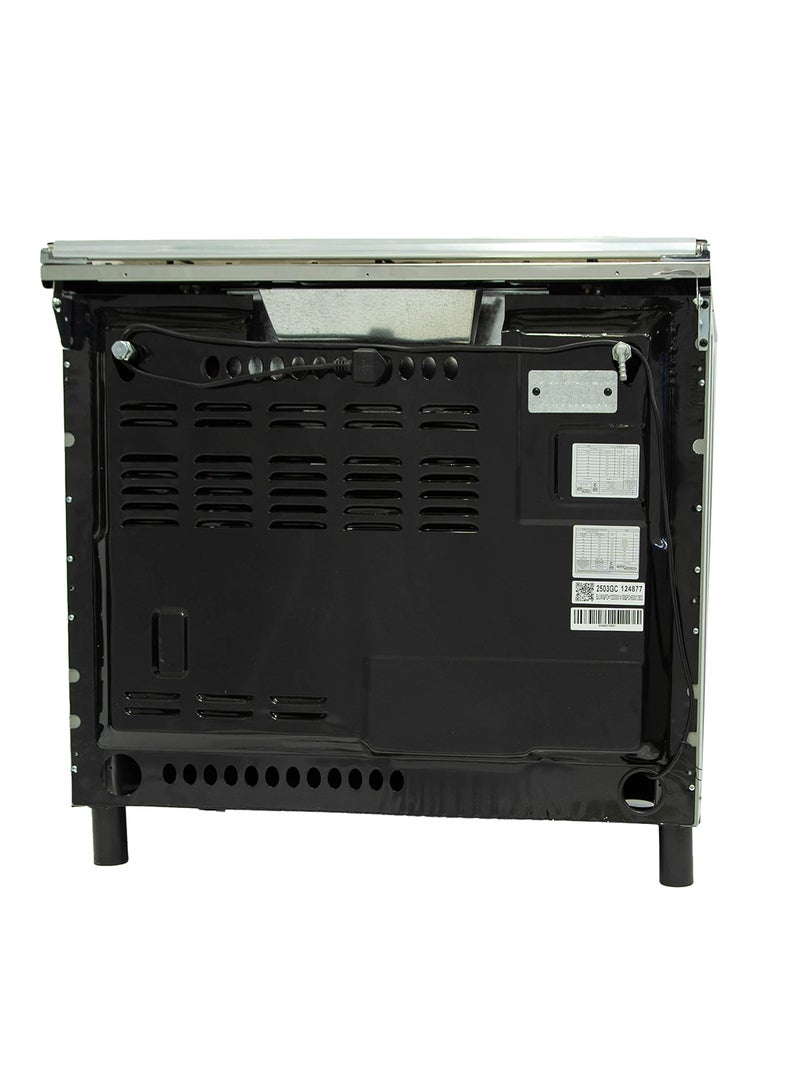 SUPER GENERAL Freestanding Gas-Cooker 5-Burner Full-Safety, Steel Cooker, Gas Oven with Thermostat, Double-Rotisserie, Automatic Ignition, Silver, 90 x 60 x 85 cm, KSGC9260FSY, 2 Year Warranty KSGC9260FSY Silver - Image 5