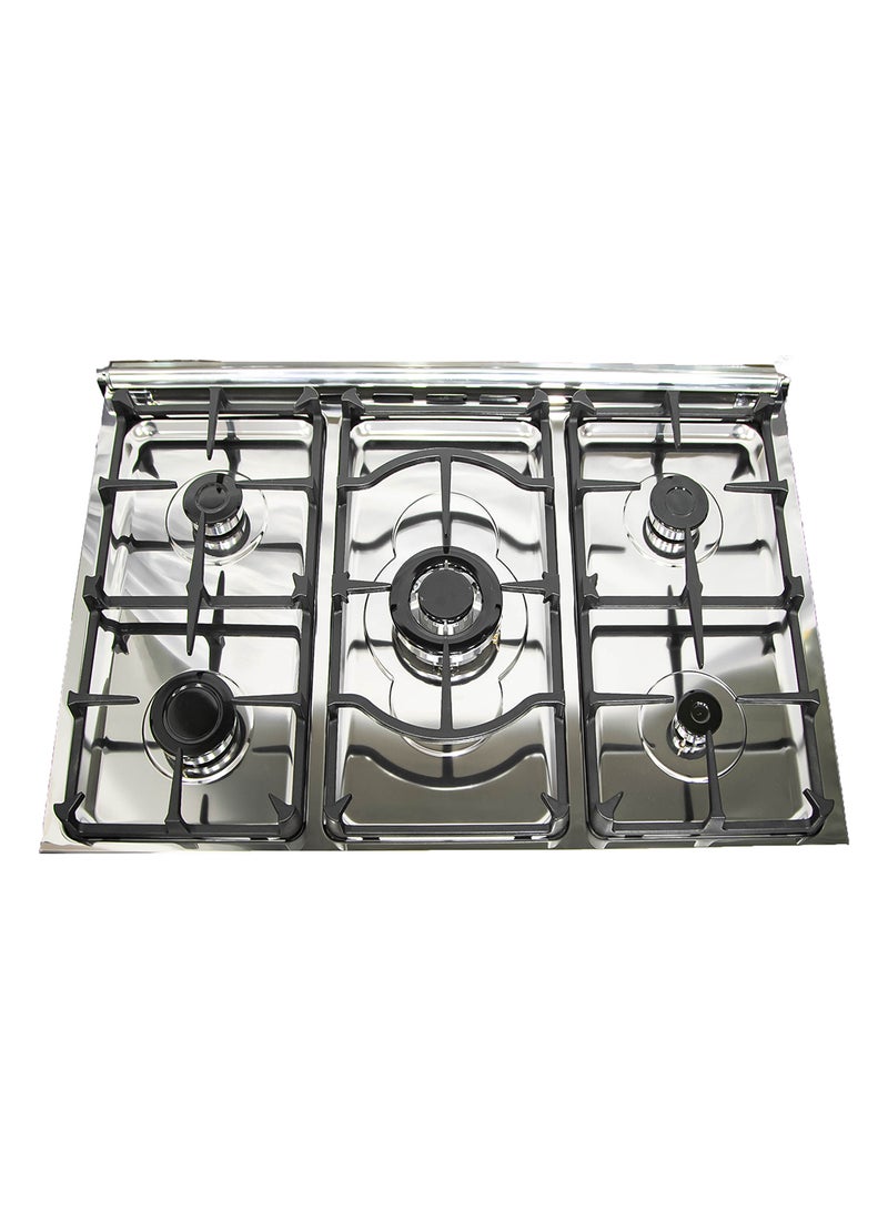 SUPER GENERAL Freestanding Gas-Cooker 5-Burner Full-Safety, Steel Cooker, Gas Oven with Thermostat, Double-Rotisserie, Automatic Ignition, Silver, 90 x 60 x 85 cm, KSGC9262FSY, 2 Year Warranty KSGC9262FSY Silver - Image 3