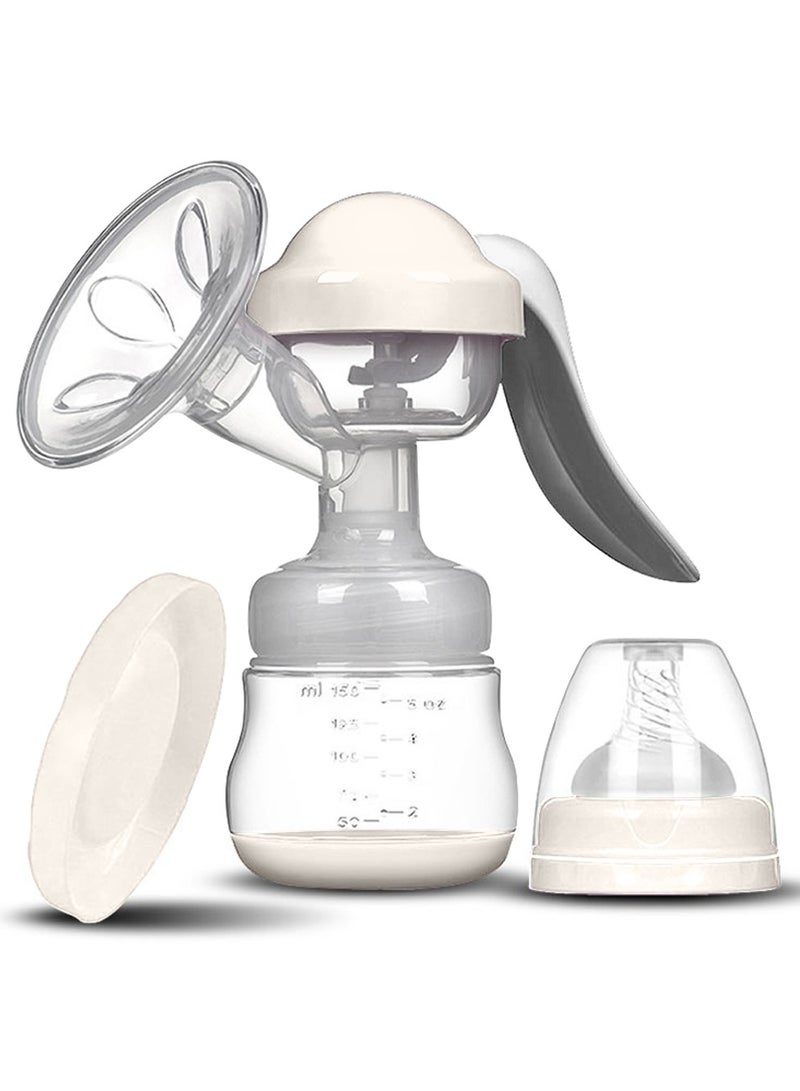 صنفينو مضخة الثدي اليدوية - بيضاء - Image 1