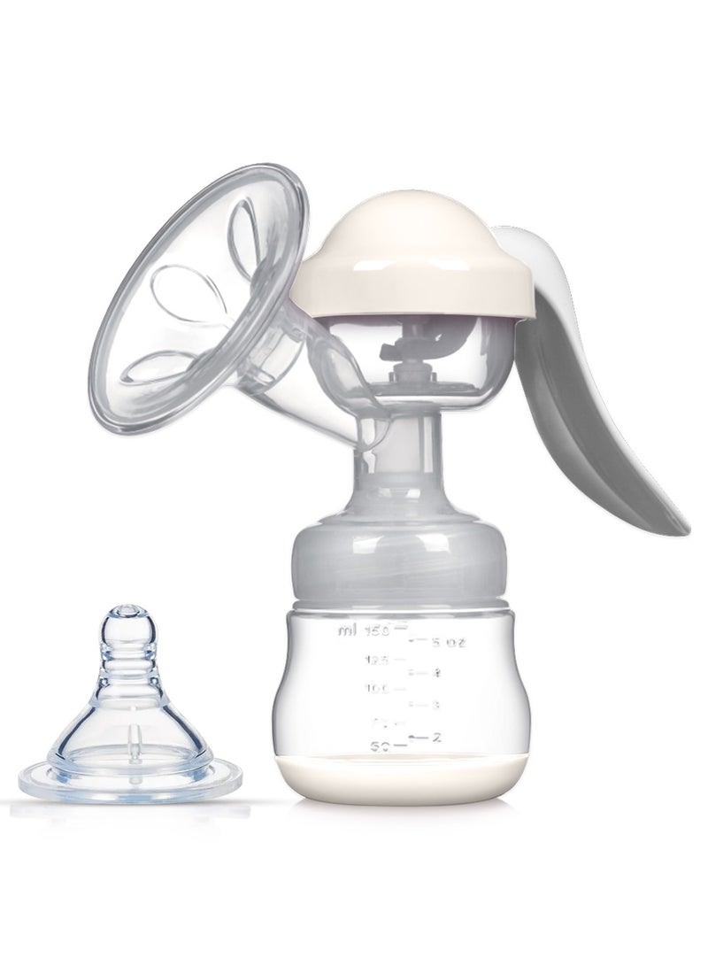 صنفينو مضخة الثدي اليدوية - بيضاء - Image 2