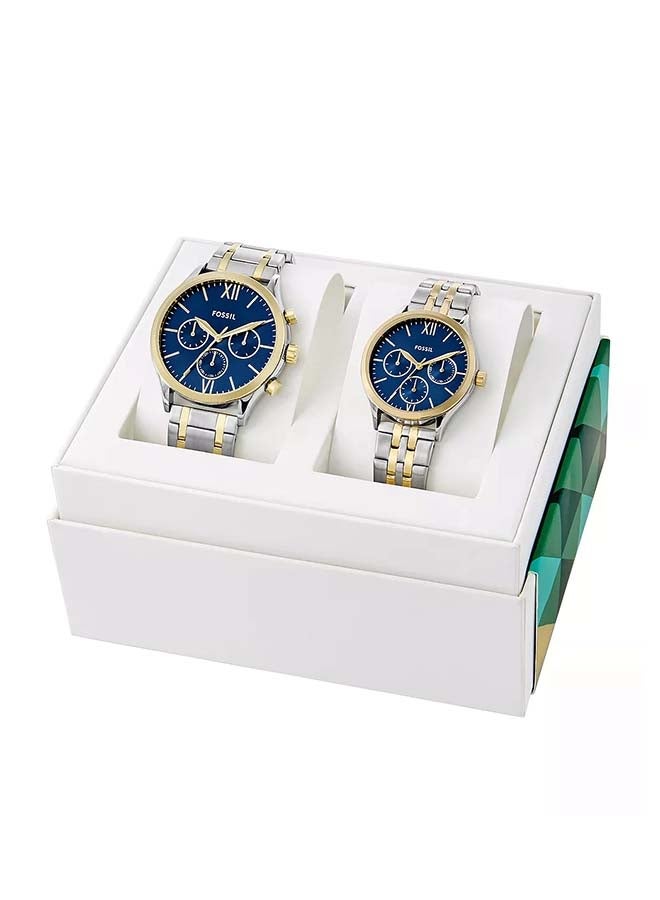 FOSSIL Fenmore Multifunction Two-Tone Stainless Steel Watch Set  - Image 5
