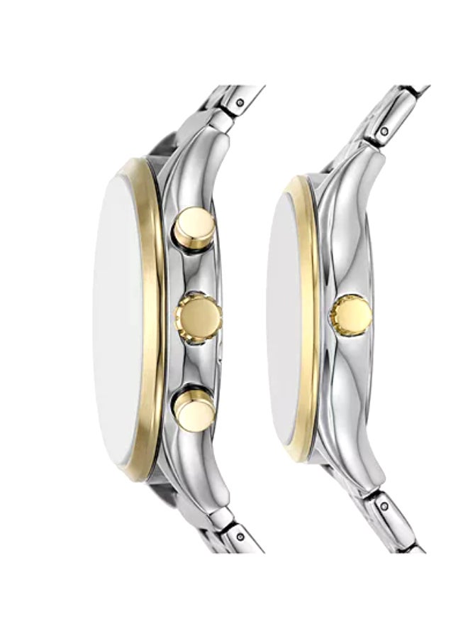FOSSIL Fenmore Multifunction Two-Tone Stainless Steel Watch Set  - Image 4