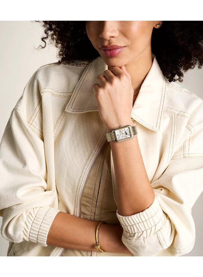 فوسيل ساعة راكيل صن مون متعددة الوظائف من الفولاذ المقاوم للصدأ بتصميم لونين - Image 2