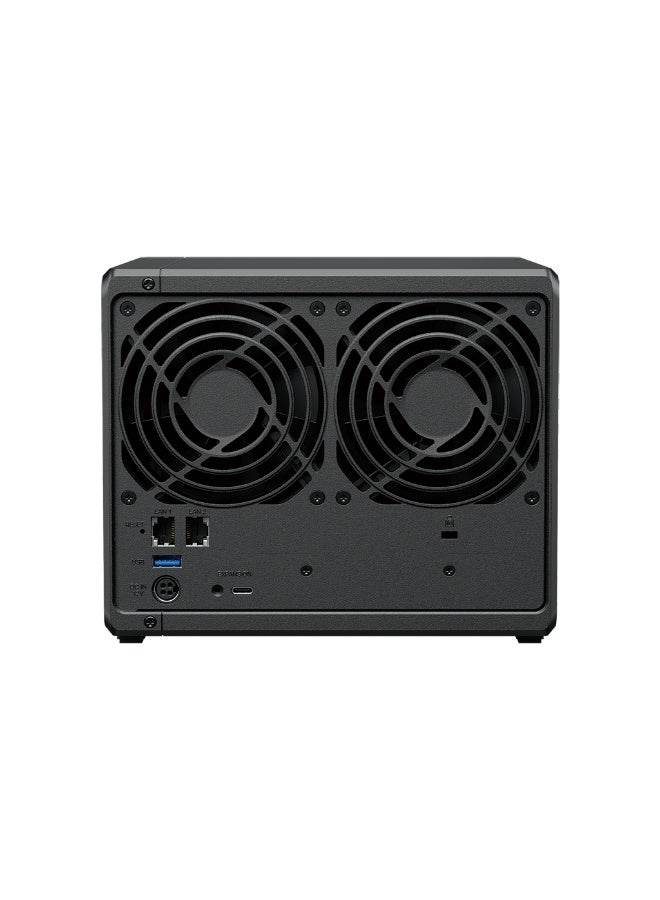 Synology DS925+ Diskless 4-Bay NAS – AMD Ryzen V1500B, 4GB DDR4 ECC (Up to 32GB), Dual 2.5GbE, 2x M.2 NVMe, USB 3.2, RAID 0/1/5/6/10, Btrfs/EXT4, Expandable to 180TB, DSM 7.2, Virtualization & Surveillance Ready Black  - Image 4