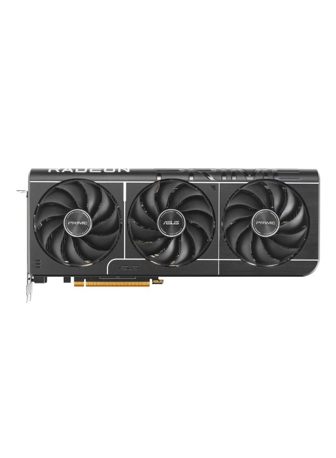 ASUS Prime Radeon RX 9070 XT OC Edition 16GB GDDR6 Graphics Card – RDNA 4, PCIe 4.0, 3030 MHz Boost, Triple Axial-Tech Fans, HDMI 2.1b + 3x DisplayPort 2.1a, 256-bit, 20 Gbps, 3x 8-Pin Power, 2.5-Slot, Ray Tracing, FSR 4 Support, GPU Tweak III, Backplate, 4K & 1440p Gaming Ready | 90YV0L71-M0NA00 - Image 3