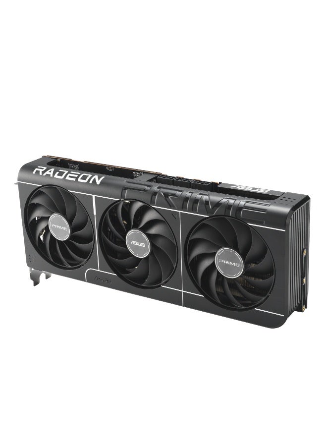 ASUS Prime Radeon RX 9070 XT OC Edition 16GB GDDR6 Graphics Card – RDNA 4, PCIe 4.0, 3030 MHz Boost, Triple Axial-Tech Fans, HDMI 2.1b + 3x DisplayPort 2.1a, 256-bit, 20 Gbps, 3x 8-Pin Power, 2.5-Slot, Ray Tracing, FSR 4 Support, GPU Tweak III, Backplate, 4K & 1440p Gaming Ready | 90YV0L71-M0NA00 - Image 5