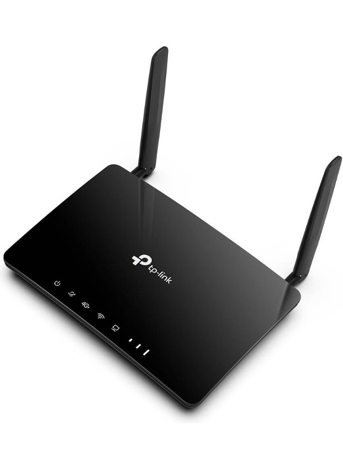 TP-LINK Archer MR500 4G+ Cat6 AC1200 Wireless Dual Band Gigabit Router, 4x LAN Ports, 1x Nano SIM Card Slot, 300 Mbps at 2.4 GHz & 867 Mbps at 5 GHz, 2 Detachable Antennas - Archer MR500 Black  - Image 3