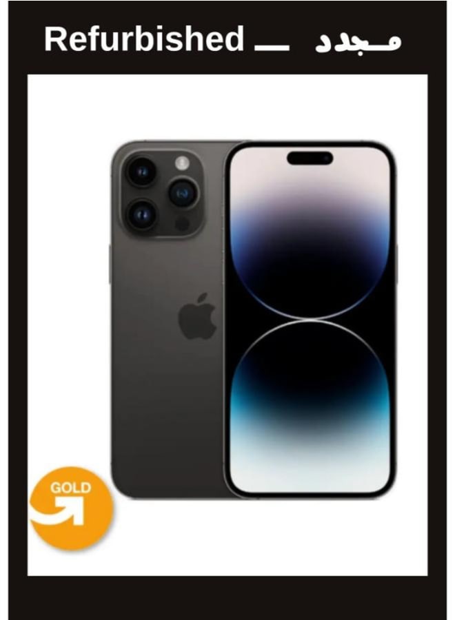 Apple IPhone 14 Pro Max 128GB 6R Single Space Black , Local Warranty | Gold Grade | UPGRADE Refurbished - Image 1