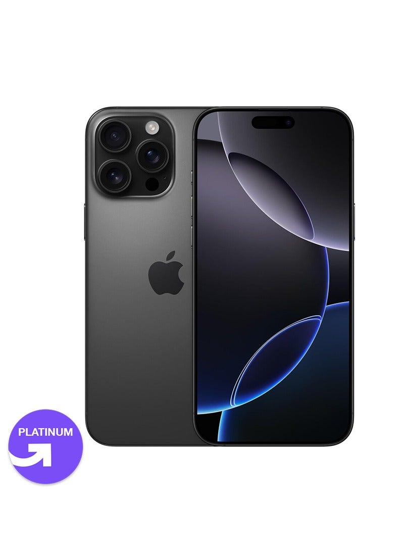 Apple Iphone 16 Pro Max 256GB Black Titanium Single , Local Warranty | Platinum Grade | UPGRADE Refurbished