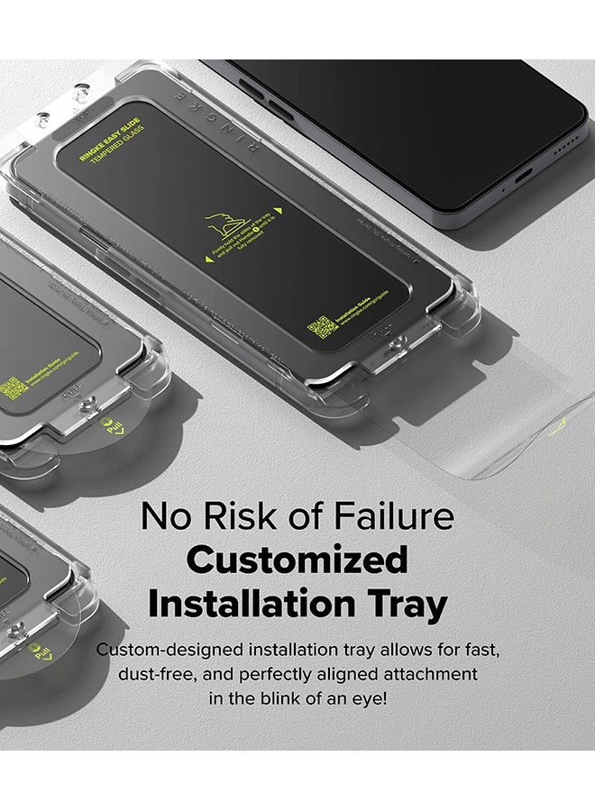 Ringke Tempered Glass Easy Slide For Nothing Phone (3a) / (3a) Pro Screen Protector, Case Friendly Shatterproof Premium 9H Hardness, Anti-Scratch - 2 Pack - Image 4